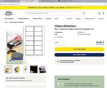 *** AKCIJA *** #2787 Kvalitetne etikete za VHS kasete; Dimenzije: 78,7 na lalafo.rs — 6 *** AKCIJA *** #2787 Kvalitetne etikete za VHS kasete; Dimenzije: 78,7 — 6