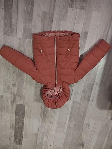 Dečija zimska jakna sa kapuljačom - Boja: terakota/roze-kajsija na lalafo.rs — 1 Dečija zimska jakna sa kapuljačom - Boja: terakota/roze-kajsija — 1