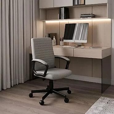 Kuhinjski nameštaj: Ergonomska kancelarijska stolica – siva tkanina - Tapacirana sedišna na lalafo.rs — 2 Kuhinjski nameštaj: Ergonomska kancelarijska stolica – siva tkanina - Tapacirana sedišna — 2