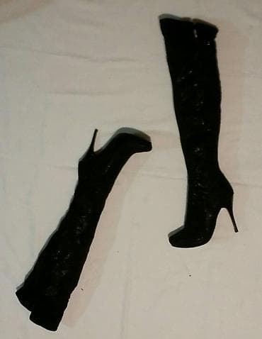 High boots, 38, color - Black at lalafo.rs — 5 High boots, 38, color - Black — 5