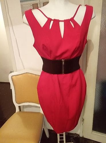 Dresses: Mala crvena haljina izuzetnog kvaliteta br 40 sa elastinom zato i moze at lalafo.rs — 1 Dresses: Mala crvena haljina izuzetnog kvaliteta br 40 sa elastinom zato i moze — 1