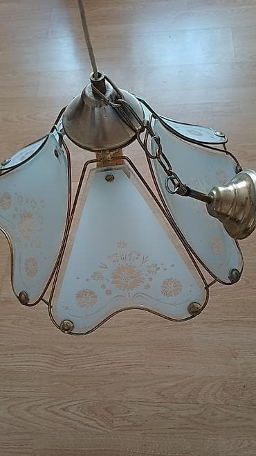 monstera i difenbahija: Vintage luster – mesing i mat staklo sa floralnim motivima Prelep at lalafo.rs — 5 monstera i difenbahija: Vintage luster – mesing i mat staklo sa floralnim motivima Prelep — 5