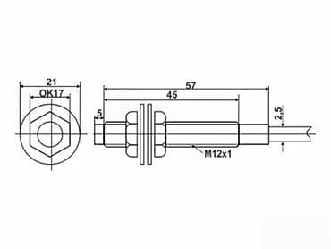 Home & Garden: Induktivni senzor približenja M12, 5 V, PNP, NO - Tip: Induktivni at lalafo.rs — 3 Home & Garden: Induktivni senzor približenja M12, 5 V, PNP, NO - Tip: Induktivni — 3
