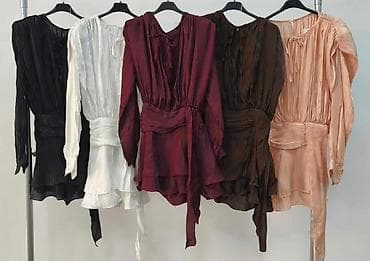 Ženska mini haljina sa volanima – plisirana, lepršava - Kroj: mini na lalafo.rs — 7 Ženska mini haljina sa volanima – plisirana, lepršava - Kroj: mini — 7