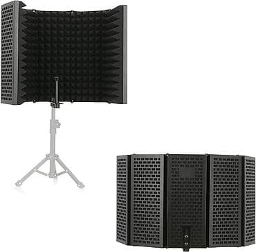 Akustični štit za mikrofon – prenosivi panel za izolaciju zvuka - na lalafo.rs Akustični štit za mikrofon – prenosivi panel za izolaciju zvuka -