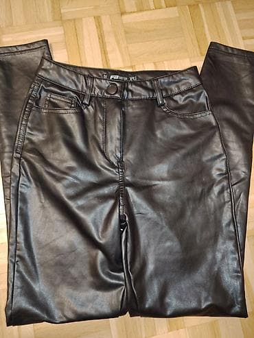 Ženske pantalone od eko kože – FB Sister - Boja: crna, visokog sjaja na lalafo.rs — 1 Ženske pantalone od eko kože – FB Sister - Boja: crna, visokog sjaja — 1