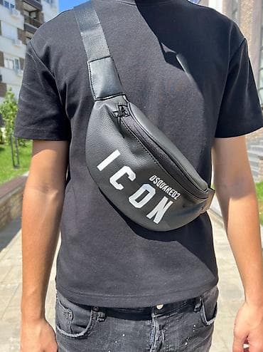 eko koza sa: DSQUARED2 “ICON” muška torbica (fanny pack / crossbody) - Model na lalafo.rs — 2 eko koza sa: DSQUARED2 “ICON” muška torbica (fanny pack / crossbody) - Model — 2