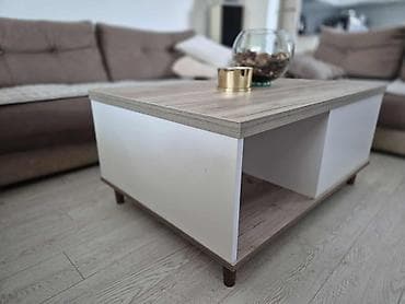 Klub sto sa skrivenim odlaganjem - Materijal: oplemenjena iverica na lalafo.rs — 4 Klub sto sa skrivenim odlaganjem - Materijal: oplemenjena iverica — 4