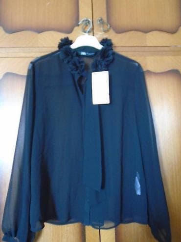 kom sa etiketom: Nova sa etiketom, providna ZARA. Ima prelepe detalje na okovratniku at lalafo.rs — 4 kom sa etiketom: Nova sa etiketom, providna ZARA. Ima prelepe detalje na okovratniku — 4