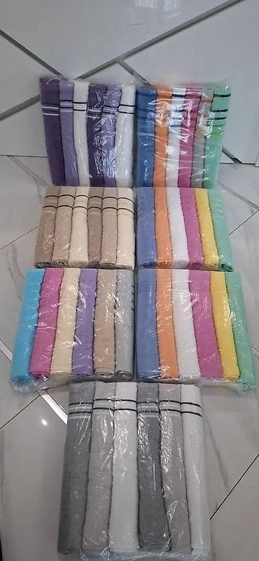 Set peškira za kupatilo – višebojni 12 komada 90x50 3000din,6 komada na lalafo.rs — 1 Set peškira za kupatilo – višebojni 12 komada 90x50 3000din,6 komada — 1