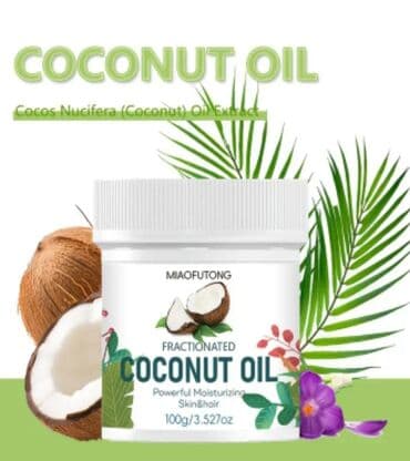 Nega kože: Frakcionisano kokosovo ulje – 100 g - Sastav: Cocos Nucifera na lalafo.rs Nega kože: Frakcionisano kokosovo ulje – 100 g - Sastav: Cocos Nucifera
