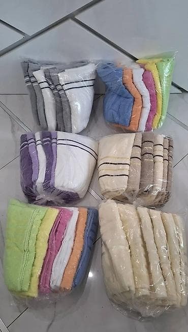 Set peškira za kupatilo – višebojni 12 komada 90x50 3000din,6 komada na lalafo.rs — 2 Set peškira za kupatilo – višebojni 12 komada 90x50 3000din,6 komada — 2