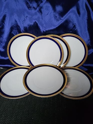 Lux tanjiri 1939g+ porcelan,kobalt,24na.pozlata Heinrich & Co na lalafo.rs Lux tanjiri 1939g+ porcelan,kobalt,24na.pozlata Heinrich & Co