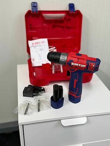 EMTOP bežična bušilica/odvijač – 12V Li‑Ion Ključne karakteristike: - na lalafo.rs EMTOP bežična bušilica/odvijač – 12V Li‑Ion Ključne karakteristike: -