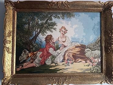 Viler "Pastirska idila" Ram 97/74cm 450eura Licno preuzimanje Bg na lalafo.rs — 1 Viler "Pastirska idila" Ram 97/74cm 450eura Licno preuzimanje Bg — 1