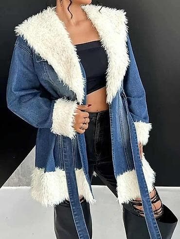 🌟Teksas jakna sa krznom 🧥 Topla, udobna . ✅Savršena za hladne dane i na lalafo.rs — 1 🌟Teksas jakna sa krznom 🧥 Topla, udobna . ✅Savršena za hladne dane i — 1