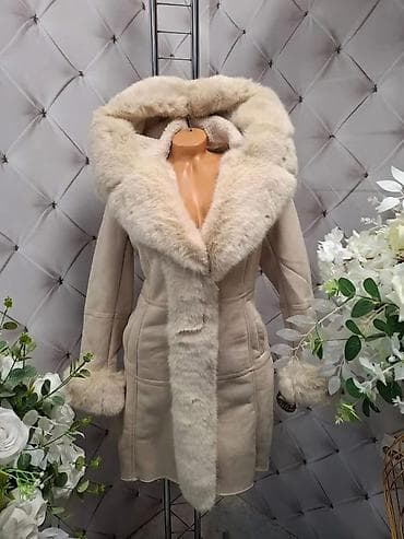 kozna jakna sa: Ženska zimska jakna/kaput sa krznom, bež nijansa. - Model do sredine na lalafo.rs — 2 kozna jakna sa: Ženska zimska jakna/kaput sa krznom, bež nijansa. - Model do sredine — 2