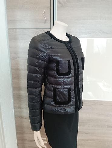 Merveille, crna elegantna, lagana, topla jakna S/M od pazuha do pazuha na lalafo.rs — 2 Merveille, crna elegantna, lagana, topla jakna S/M od pazuha do pazuha — 2