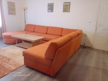 Velika ugaona garnitura na razvlačenje – narandžasta dimenzije at lalafo.rs — 4 Velika ugaona garnitura na razvlačenje – narandžasta dimenzije — 4