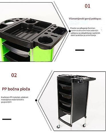 Office Furniture: Frizerska kolica s alatima – profesionalni organizator - at lalafo.rs — 4 Office Furniture: Frizerska kolica s alatima – profesionalni organizator - — 4