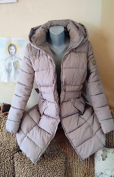 kozna jakna sa: Ženska zimska jakna/kaput sa krznom - Boja: svetlosiva/taupe - Model na lalafo.rs — 3 kozna jakna sa: Ženska zimska jakna/kaput sa krznom - Boja: svetlosiva/taupe - Model — 3