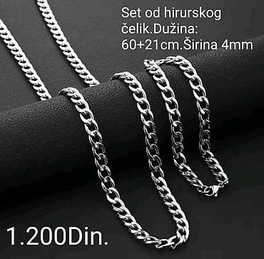 PRELEP KVALITETAN MUŠKI SET OD NERĐAJUĆEG ČELIKA at lalafo.rs — 2 PRELEP KVALITETAN MUŠKI SET OD NERĐAJUĆEG ČELIKA — 2