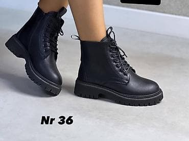 Ženske čizme – više modela - Kratke vezane čizme do članaka u crnoj na lalafo.rs — 2 Ženske čizme – više modela - Kratke vezane čizme do članaka u crnoj — 2