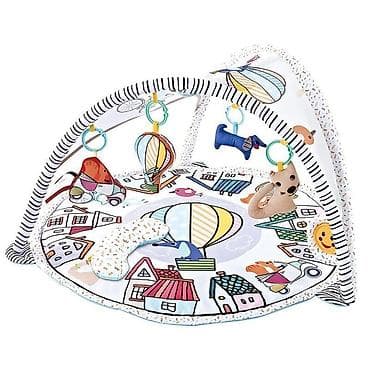 Igralište/gimnastika prostirka za bebe sa lukovima i visećim igračkama na lalafo.rs Igralište/gimnastika prostirka za bebe sa lukovima i visećim igračkama