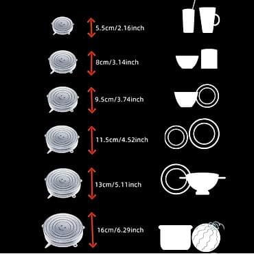 Nameštaj: Rastegljivi silikonski poklopci 6 komada • Silikonski poklopci koji na lalafo.rs — 4 Nameštaj: Rastegljivi silikonski poklopci 6 komada • Silikonski poklopci koji — 4