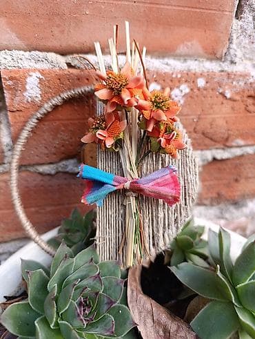 Ručno rađena dekorativna visilica od prirodnih materijala - Unikatni na lalafo.rs — 4 Ručno rađena dekorativna visilica od prirodnih materijala - Unikatni — 4