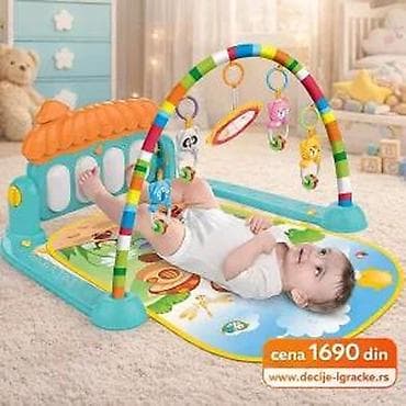 Podloge za igru: Muzička bebi gimnastika – podloga sa lukom i igračkama - Šarena na lalafo.rs — 5 Podloge za igru: Muzička bebi gimnastika – podloga sa lukom i igračkama - Šarena — 5