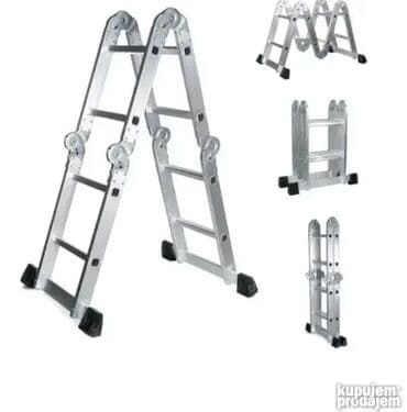 Merdevine: NOVE ALUMINIJUMSKE SKLOPIVE MERDEVINE. Praktične i izdržljive na lalafo.rs Merdevine: NOVE ALUMINIJUMSKE SKLOPIVE MERDEVINE. Praktične i izdržljive