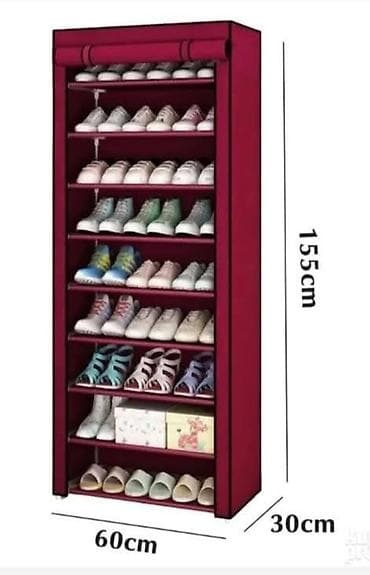 Cipelarnik platneni ormar za obucu sa 9 polica Cena 2900 din Pogodan na lalafo.rs — 3 Cipelarnik platneni ormar za obucu sa 9 polica Cena 2900 din Pogodan — 3