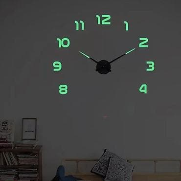 3D samolepljivi dekorativni sat - Fluorescentni model 3D samolepljivi at lalafo.rs — 3 3D samolepljivi dekorativni sat - Fluorescentni model 3D samolepljivi — 3