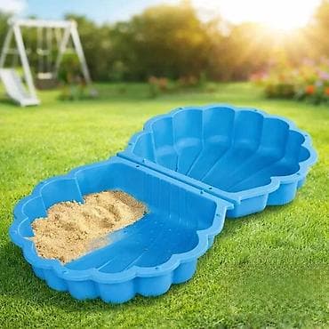 All for children's playground: Dečije dvostruko peskalište u obliku školjke - Dvodelni dizajn: jedna at lalafo.rs — 5 All for children's playground: Dečije dvostruko peskalište u obliku školjke - Dvodelni dizajn: jedna — 5