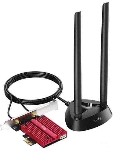 dve suknje po: Cudy AX5400 Wi‑Fi 6E + Bluetooth 5.2 PCIe adapter za desktop računare at lalafo.rs — 2 dve suknje po: Cudy AX5400 Wi‑Fi 6E + Bluetooth 5.2 PCIe adapter za desktop računare — 2