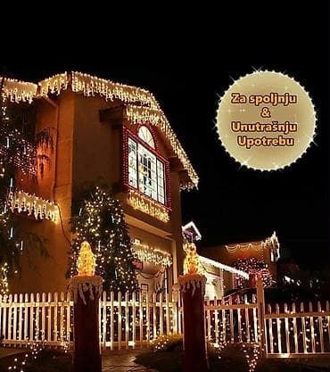 LED novogodišnje svetiljke – ledenice i viseće lampice - Dizajnirane na lalafo.rs — 2 LED novogodišnje svetiljke – ledenice i viseće lampice - Dizajnirane — 2