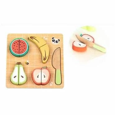 Drvena edukativna slagalica – sečenje voća - Set sadrži drvenu tablu na lalafo.rs Drvena edukativna slagalica – sečenje voća - Set sadrži drvenu tablu