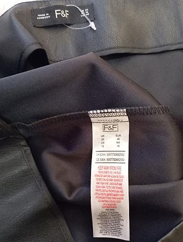 pantalone butiku ali: Crne ženske pantalone od eko kože (F&F). - Model: uske/skinny sa na lalafo.rs — 7 pantalone butiku ali: Crne ženske pantalone od eko kože (F&F). - Model: uske/skinny sa — 7