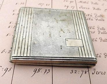 Vintage Kraft Alpacca tabakera, označena, Robert Kraft. ANTIKVITET na lalafo.rs — 1 Vintage Kraft Alpacca tabakera, označena, Robert Kraft. ANTIKVITET — 1