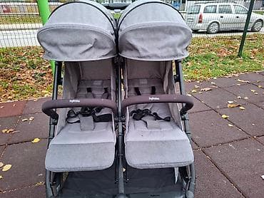 Duple sportske kolica Inglesina – siva, model za blizance ili dvoje na lalafo.rs — 2 Duple sportske kolica Inglesina – siva, model za blizance ili dvoje — 2
