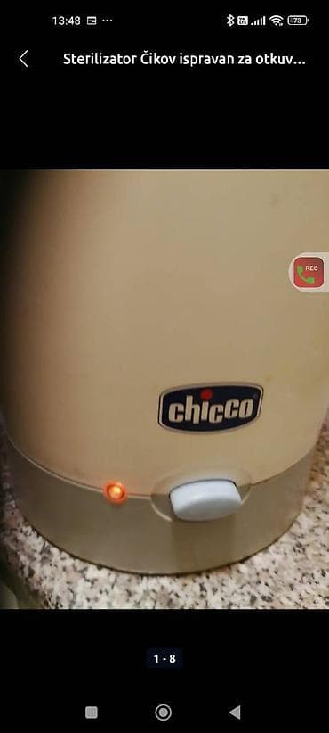 Sterilizator CIKOV za otkuvavanje bebinih flasica
Ispravan
Mirjevo na lalafo.rs — 4 Sterilizator CIKOV za otkuvavanje bebinih flasica
Ispravan
Mirjevo — 4