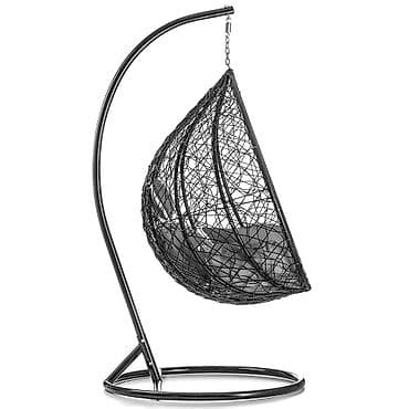 Viseća jajasta fotelja sa stalkom – za terasu, vrt ili dnevni boravak na lalafo.rs — 3 Viseća jajasta fotelja sa stalkom – za terasu, vrt ili dnevni boravak — 3