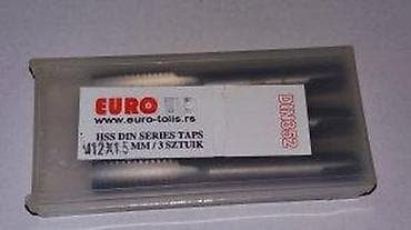 za svaki dan: Set metrika (navojni ureznici) EURO TOOLS – HSS DIN serija - Tip at lalafo.rs — 3 za svaki dan: Set metrika (navojni ureznici) EURO TOOLS – HSS DIN serija - Tip — 3