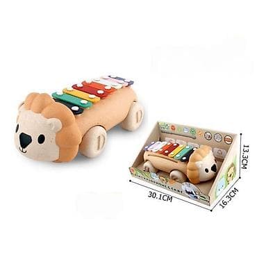 Creative & Educational Toys: Drvena igračka – Lav ksilofon na točkovima - Kombinacija vozila i at lalafo.rs — 1 Creative & Educational Toys: Drvena igračka – Lav ksilofon na točkovima - Kombinacija vozila i — 1