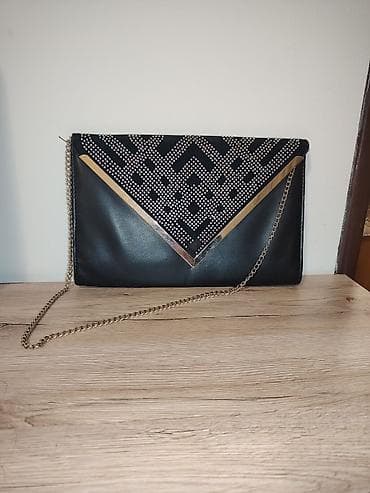 Elegantna večernja tašna/koverta - Boja: crna - Prednji poklopac na lalafo.rs — 2 Elegantna večernja tašna/koverta - Boja: crna - Prednji poklopac — 2