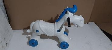 Dečiji guralica-konjić na točkiće - Materijal: čvrsta plastika - at lalafo.rs — 8 Dečiji guralica-konjić na točkiće - Materijal: čvrsta plastika - — 8