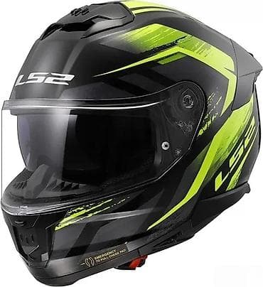 cepaci za drva: LS2 integralna moto kaciga – crna sa fluorescentno žutim grafikama - na lalafo.rs — 2 cepaci za drva: LS2 integralna moto kaciga – crna sa fluorescentno žutim grafikama - — 2
