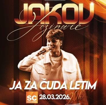 Prodajem 4 karte za Jakov Jozinovića za 28.3 Balkon I Red XVII Cena na lalafo.rs Prodajem 4 karte za Jakov Jozinovića za 28.3 Balkon I Red XVII Cena