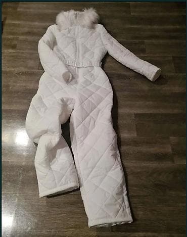 Ski suits: Ženski zimski skijaški kombinezon(skafander) – beli, prošiven at lalafo.rs — 8 Ski suits: Ženski zimski skijaški kombinezon(skafander) – beli, prošiven — 8